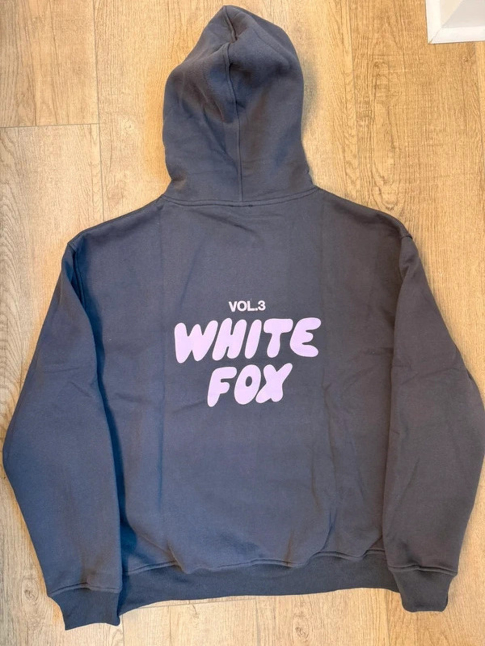 White Fox Boutique Vol. 3 Offstage Hoodie - Volcanic (Charcoal/Pink) Size M/L